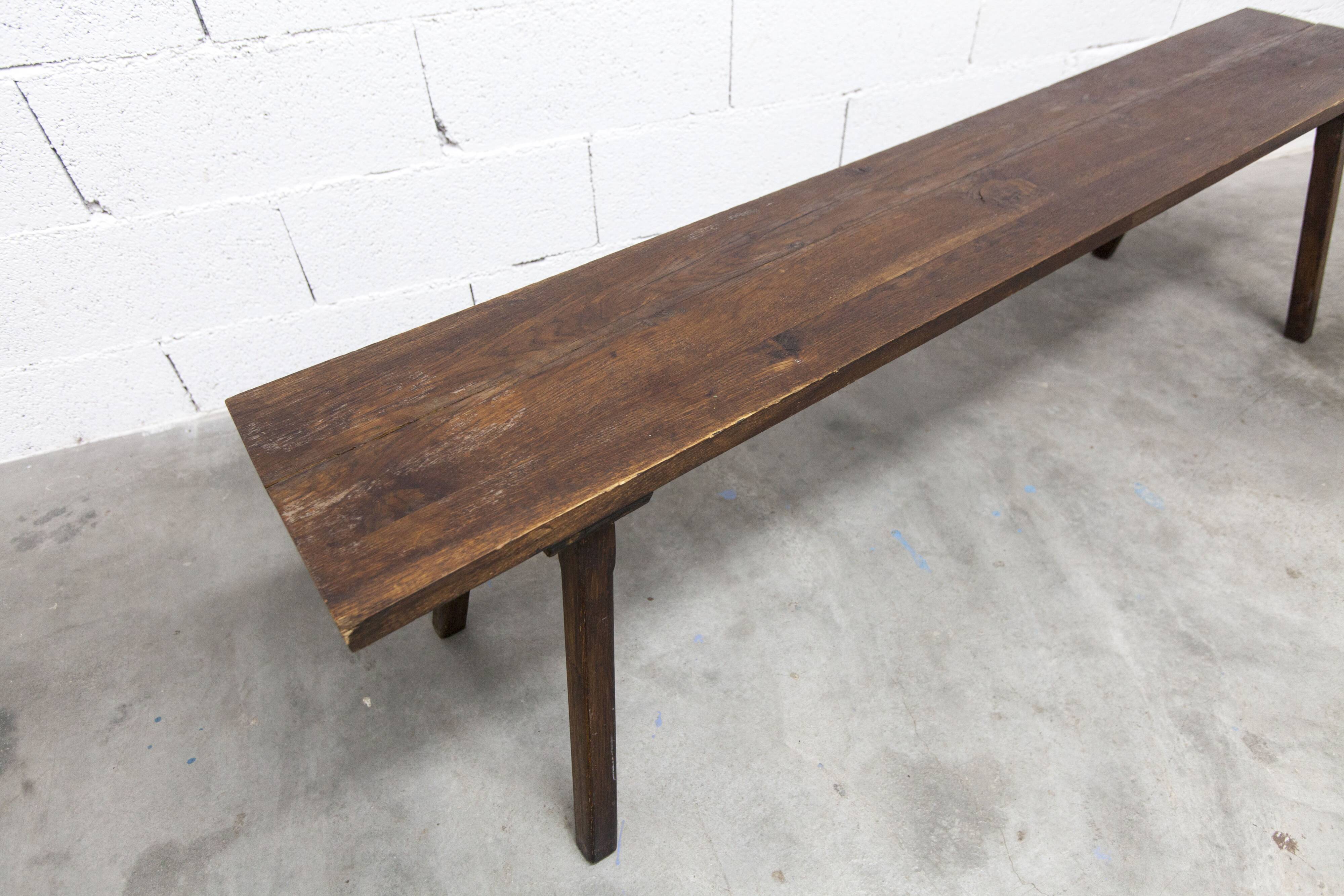 1960s Brutalist Bench 175cm