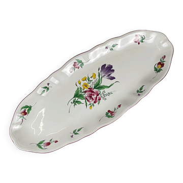 Large fish platter model Réverbère by KG Lunéville