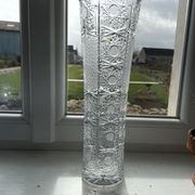 Vase en cristal taillé – milieu xxème