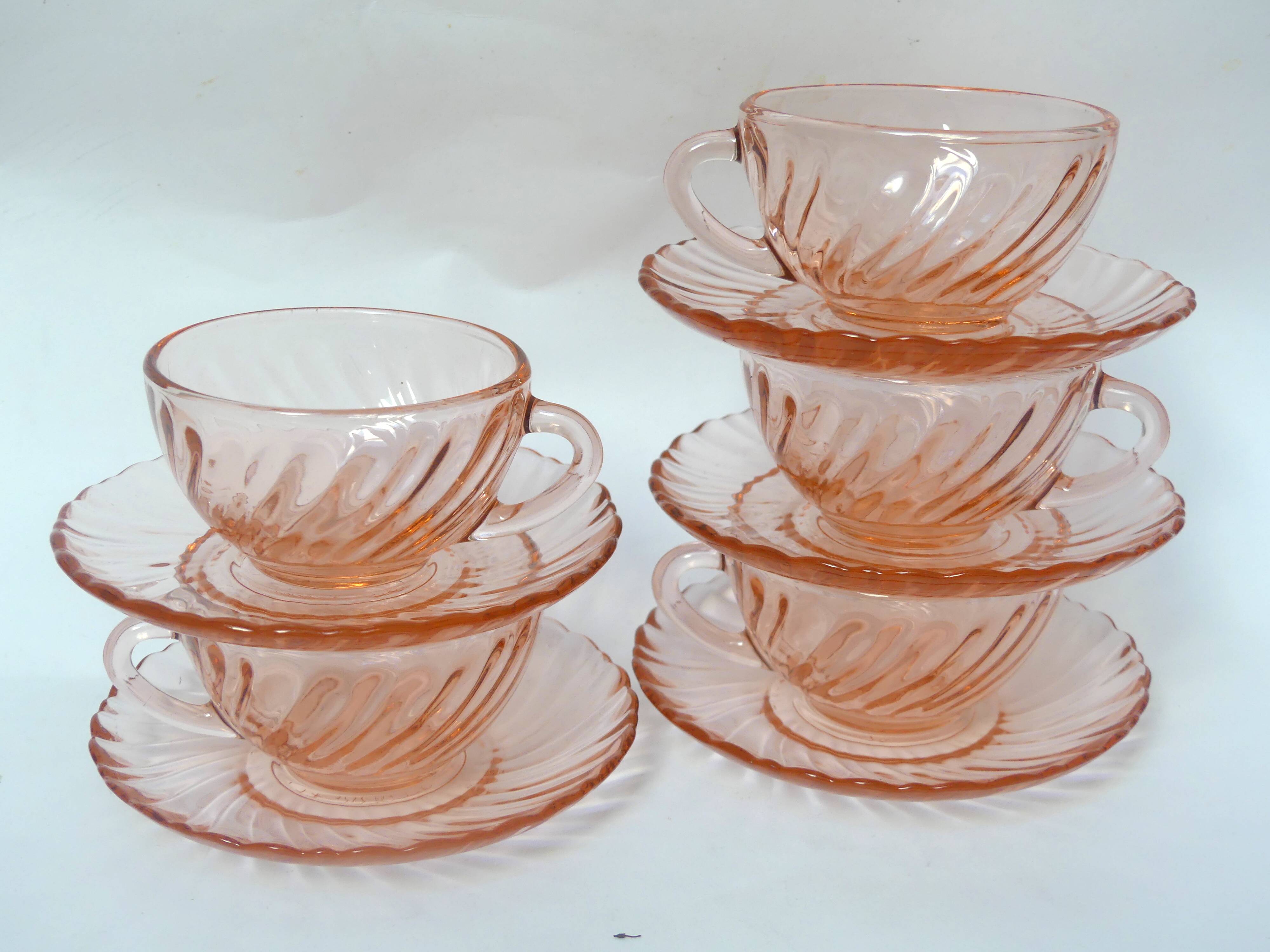 Luminarc Rosaline espresso cups