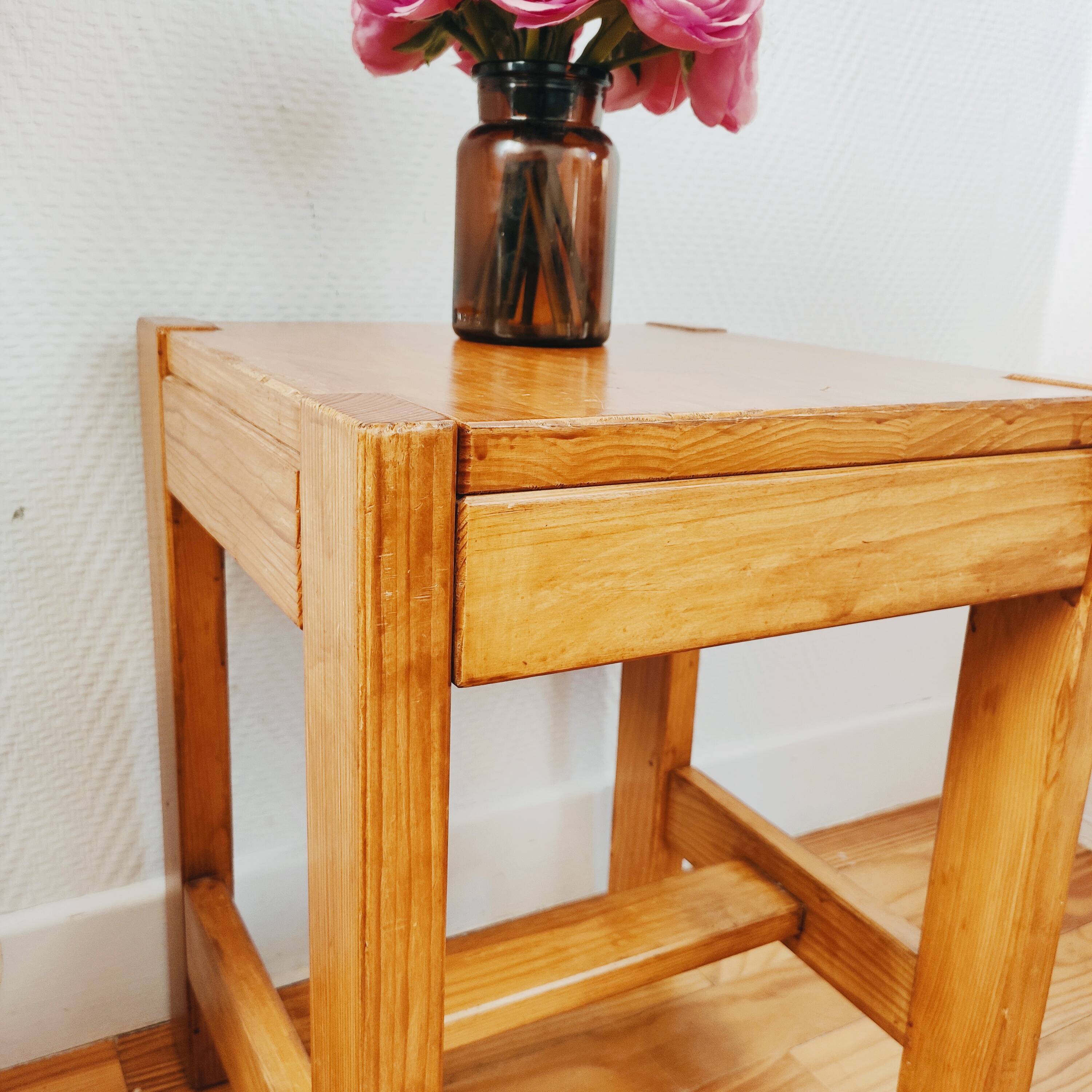 Pair of vintage Scandinavian style sofa ends