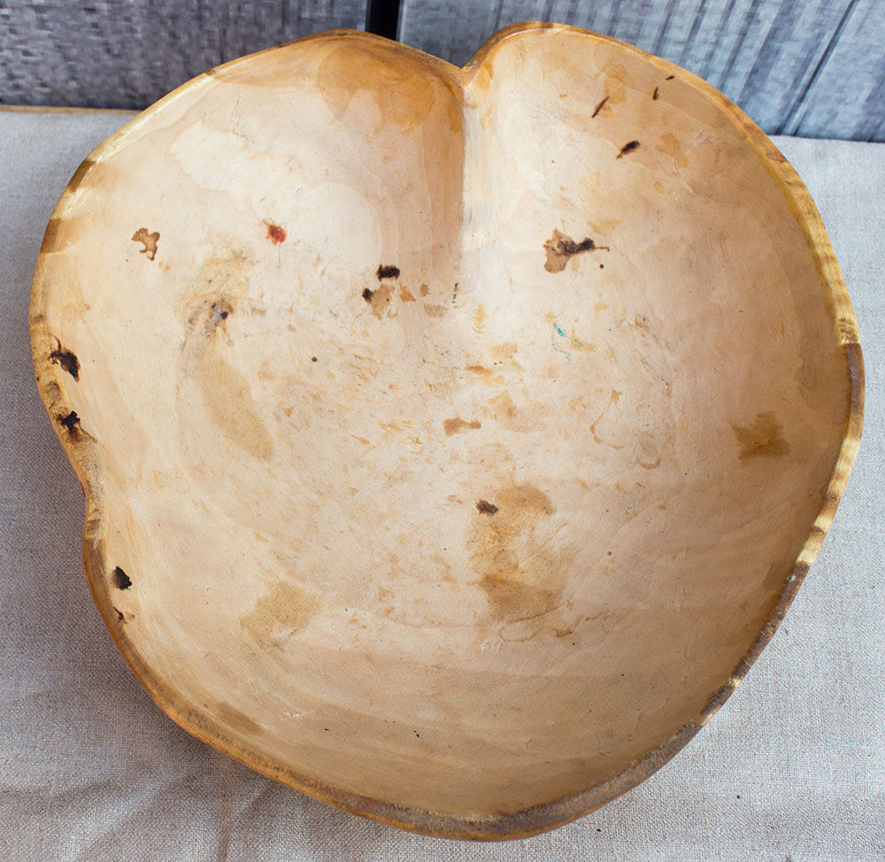 Old Swedish wooden bowl from Sami