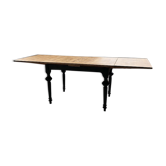 Table antique ferme chêne avec rallonges 218 cm
