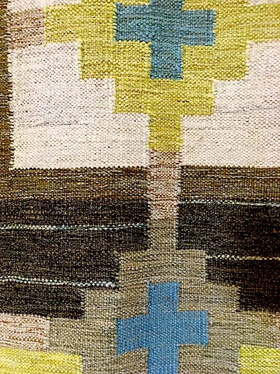 Suede Wool Rug 1960s