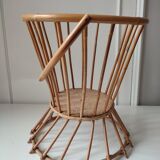 Rattan plant holder