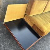 Daybed or two-seater sofa, shelf designed by Maison Sergalot, Paris, 1957