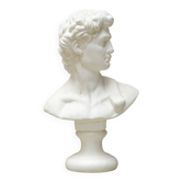 Buste d'homme en plâtre : David, années 80