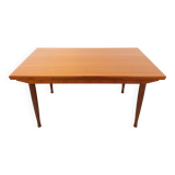 Vintage Scandinavian style dining table from the 50s and 60s in teak with extensions