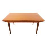 Vintage Scandinavian style dining table from the 50s and 60s in teak with extensions