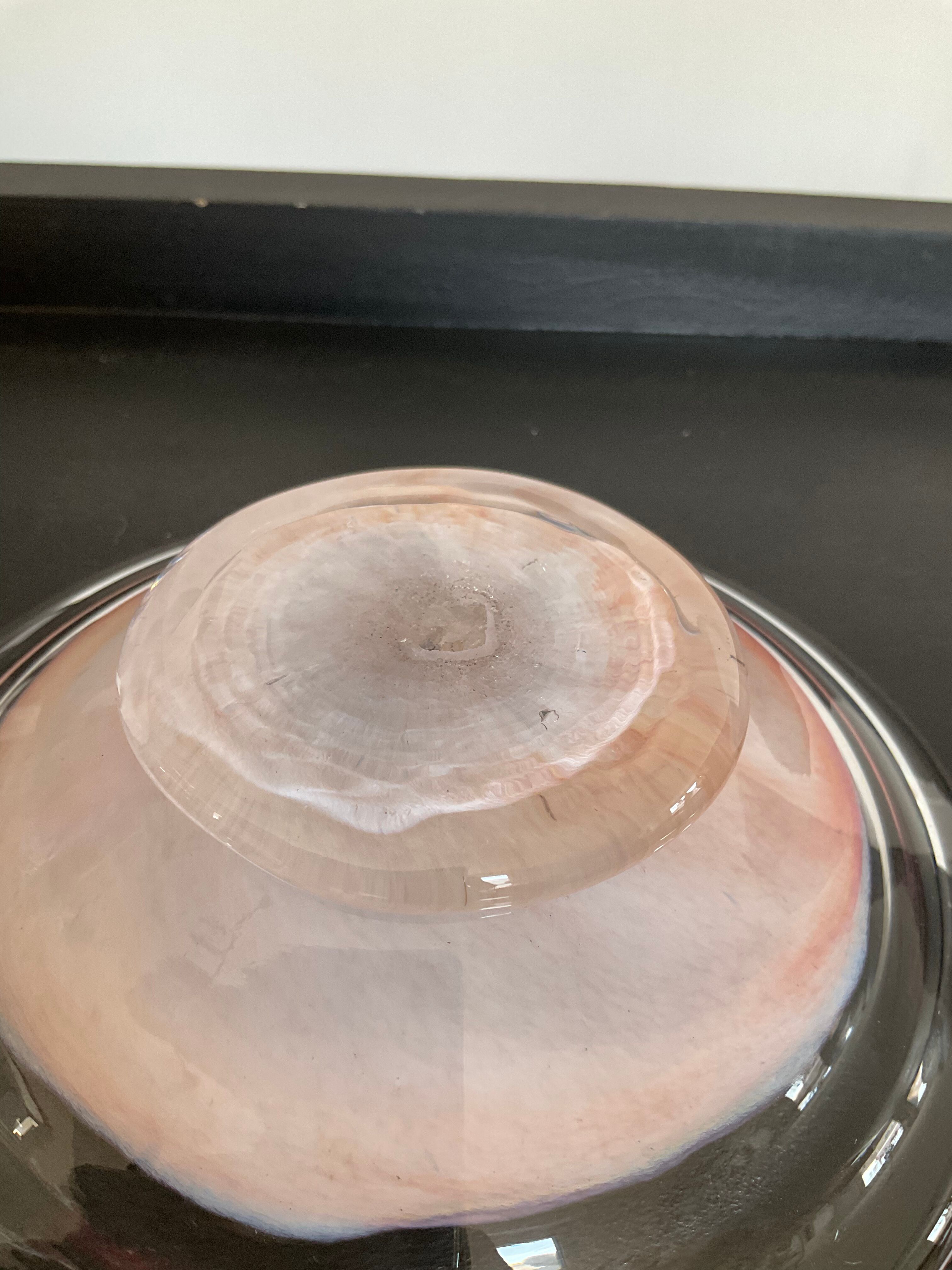 Empty vintage pocket in glass paste art glassware