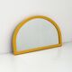 Arched Yellow Mirror by Anna Castelli Ferrieri for Kartell, 1980