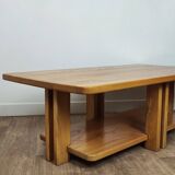 Elm coffee table, 1980