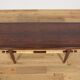 Mid-Century Rosewood & Rattan Coffee Table, 1960s
