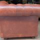Authentic Vintage Chesterfield Armchair in Burgundy Leather