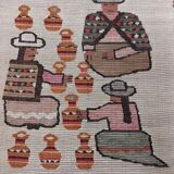 Peruvian Handmade Wall Tapestry 108x84 Cm