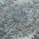 Hand-knotted carved anatolian 1980s 200 cm x 320 cm grey carpet