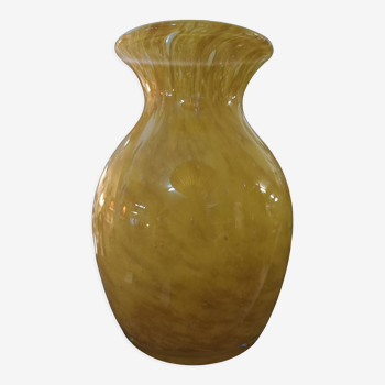 Blown glass vase