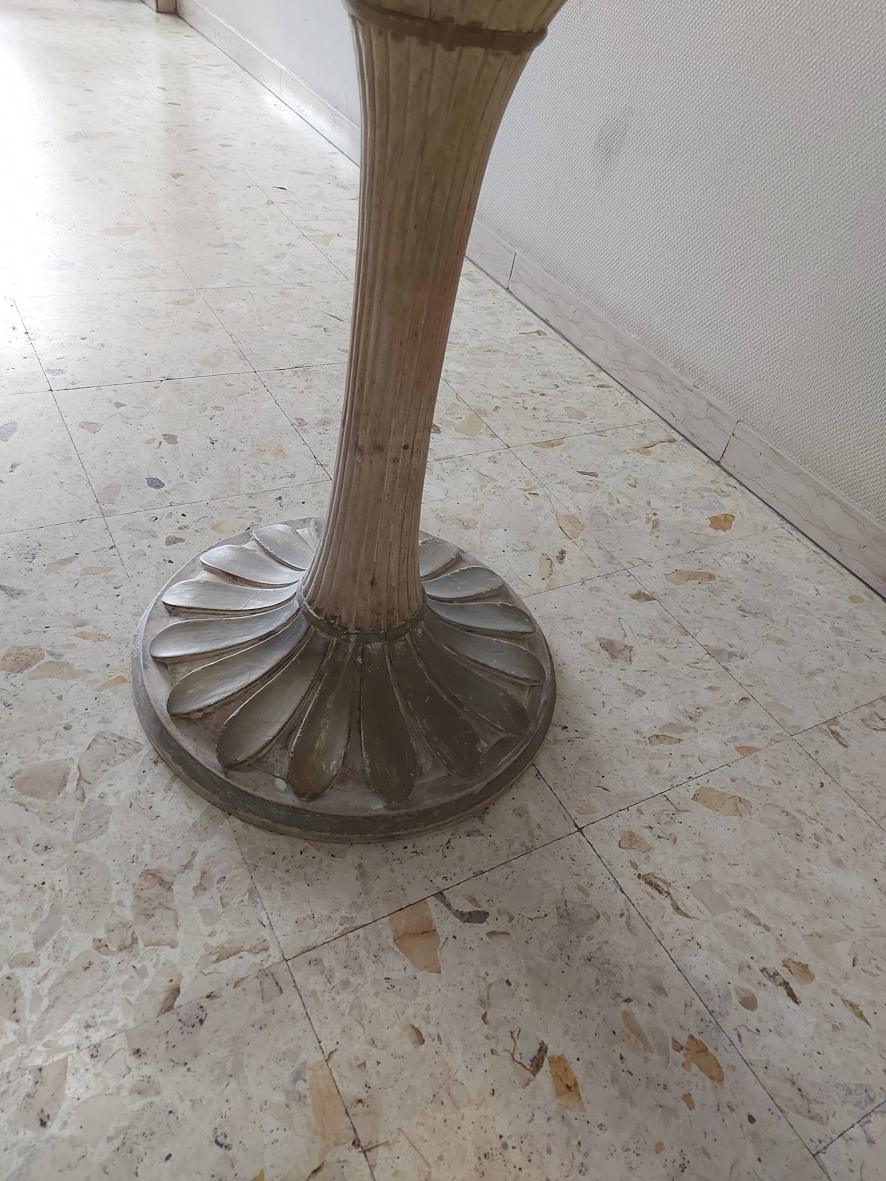 Italian daisy table 60s, 70'S design table Chelini Florence