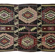 Turkish Kilim Yoruk Vintage 175x282 cm Geometric Brown and Beige