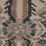 Vintage Turkish Oushak Rug Handwoven 59x200 cm