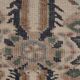 Vintage Turkish Oushak Rug Handwoven 59x200 cm