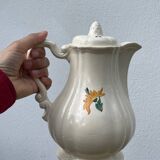 Digoin ceramic teapot with flowers