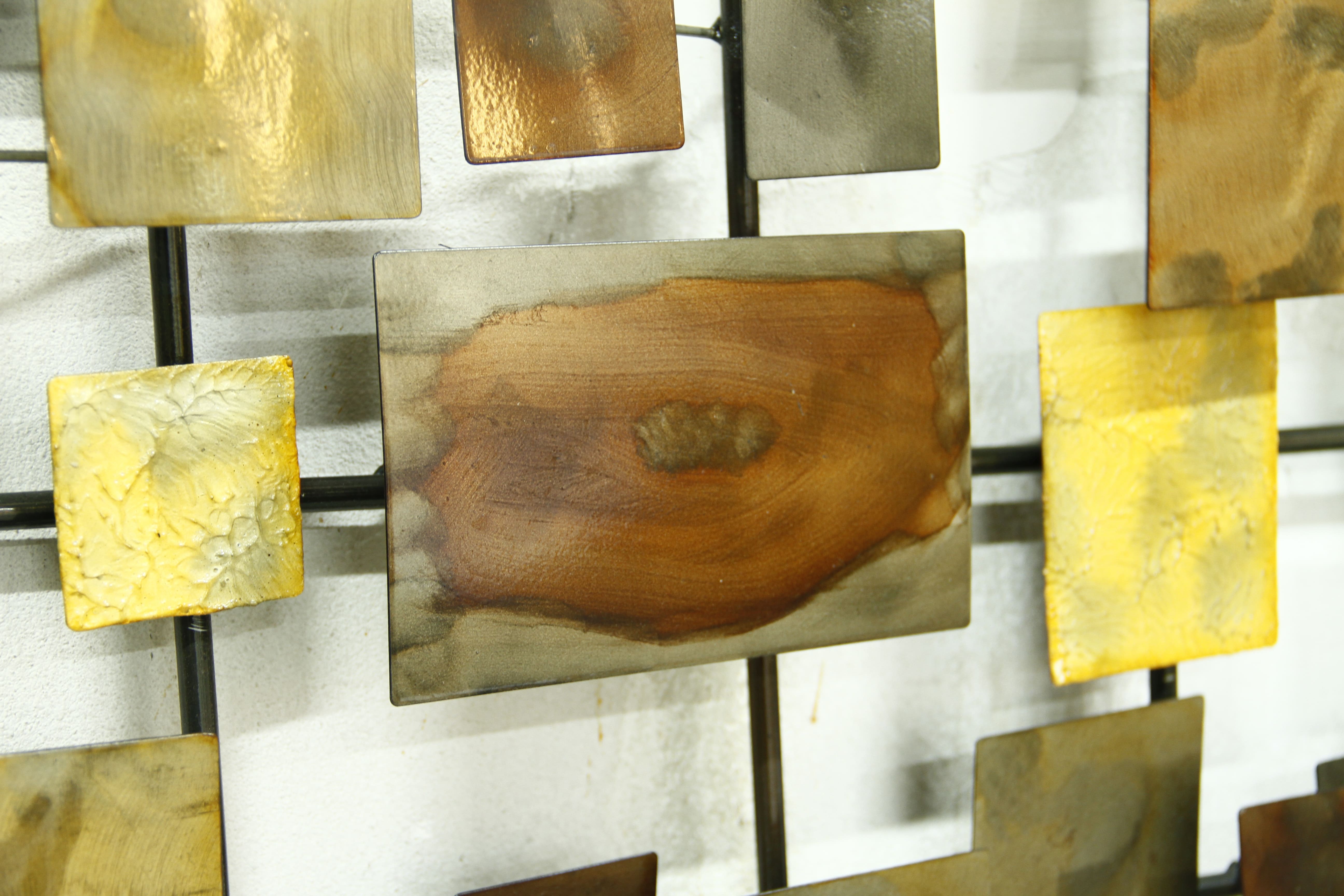 Brutalist wall art / bed head piece