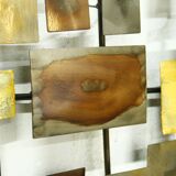 Brutalist wall art / bed head piece