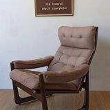 Genega Møbler leather armchair, Denmark, 1960s.