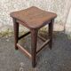 Antique solid wood stool cottage