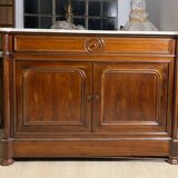 Wooden and marble sideboard