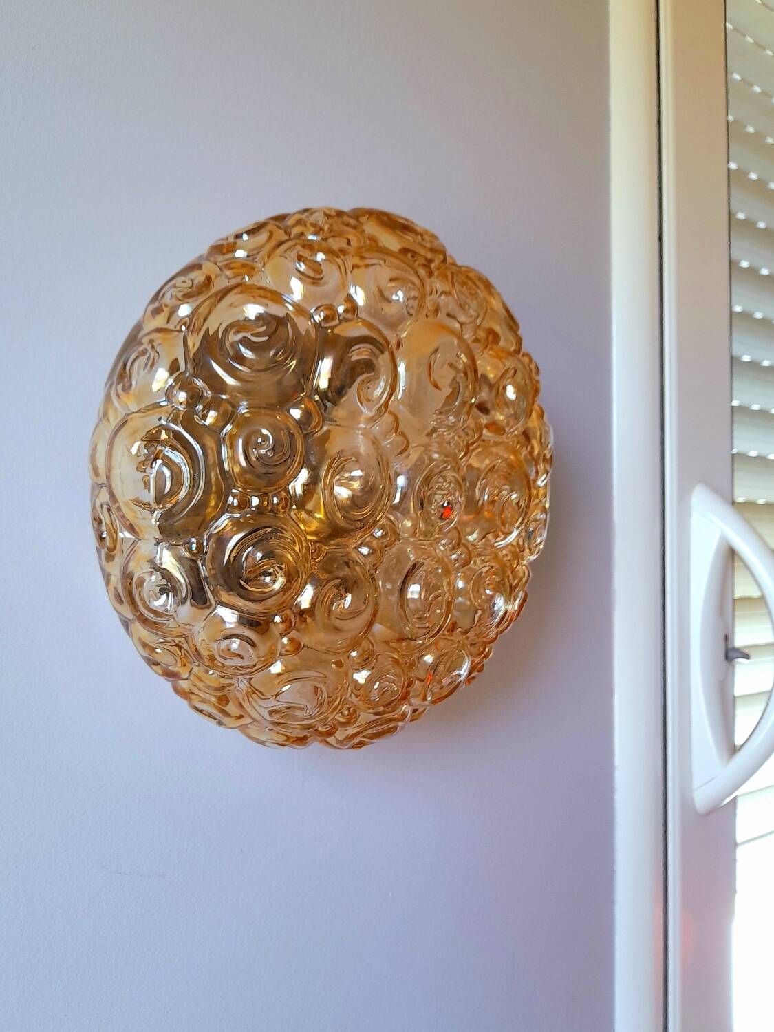 Applique ou plafonnier escargots,Helena Tynell 70s