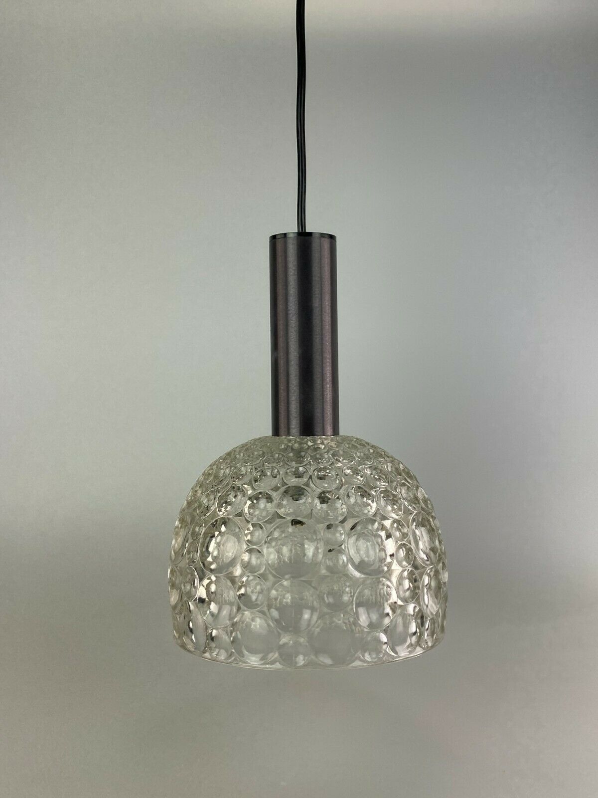 60s 70s lamp light hanging lamp glass ceiling lamp Space Age Design 60s