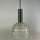60s 70s lamp light hanging lamp glass ceiling lamp Space Age Design 60s
