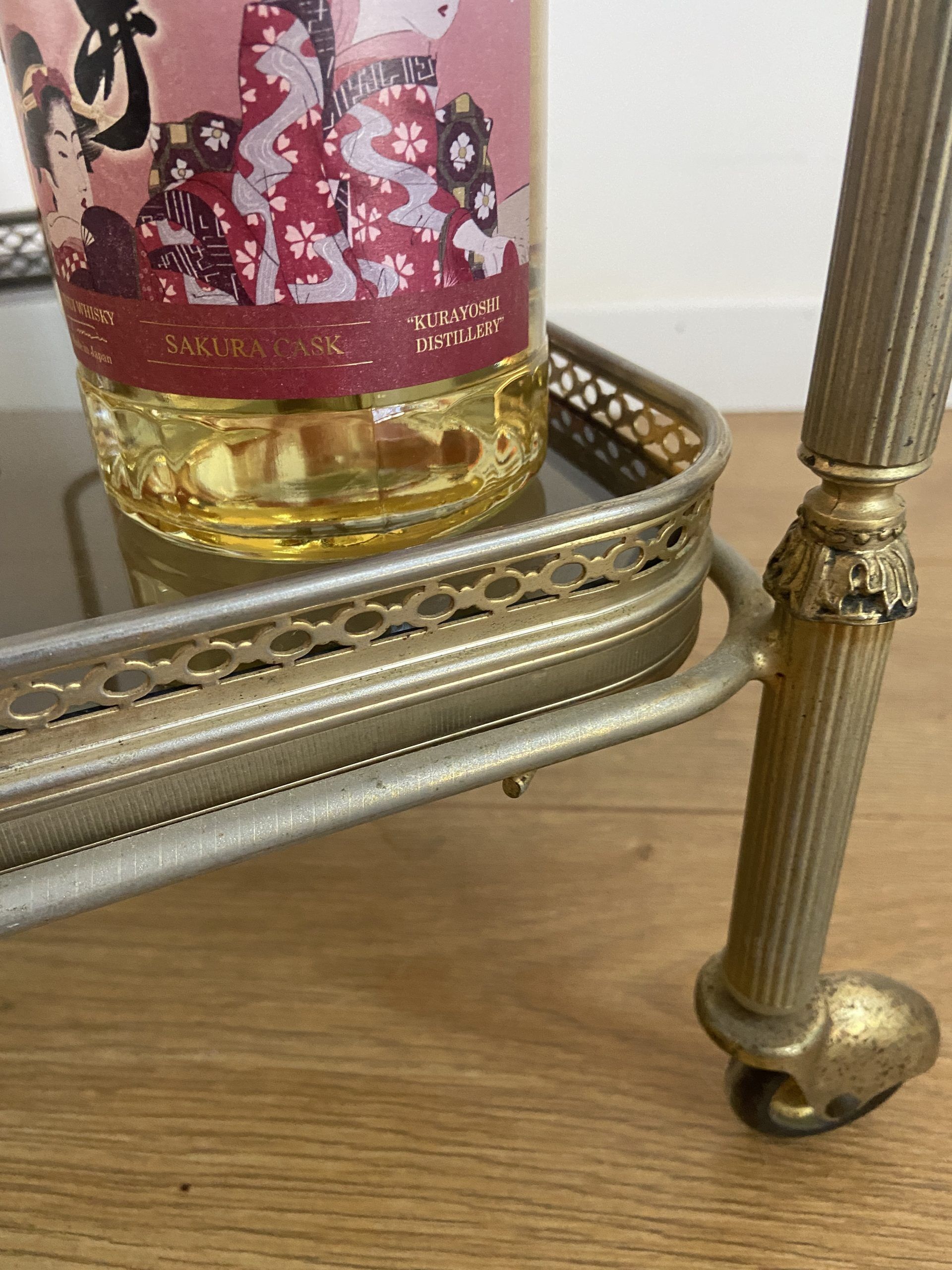 Vintage service service with removable trays 70s