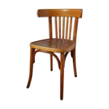 1930 curved wooden bistro chair