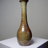 High soliflore turned stoneware vintage 90-2000 Christophe and Natalie Hurtault