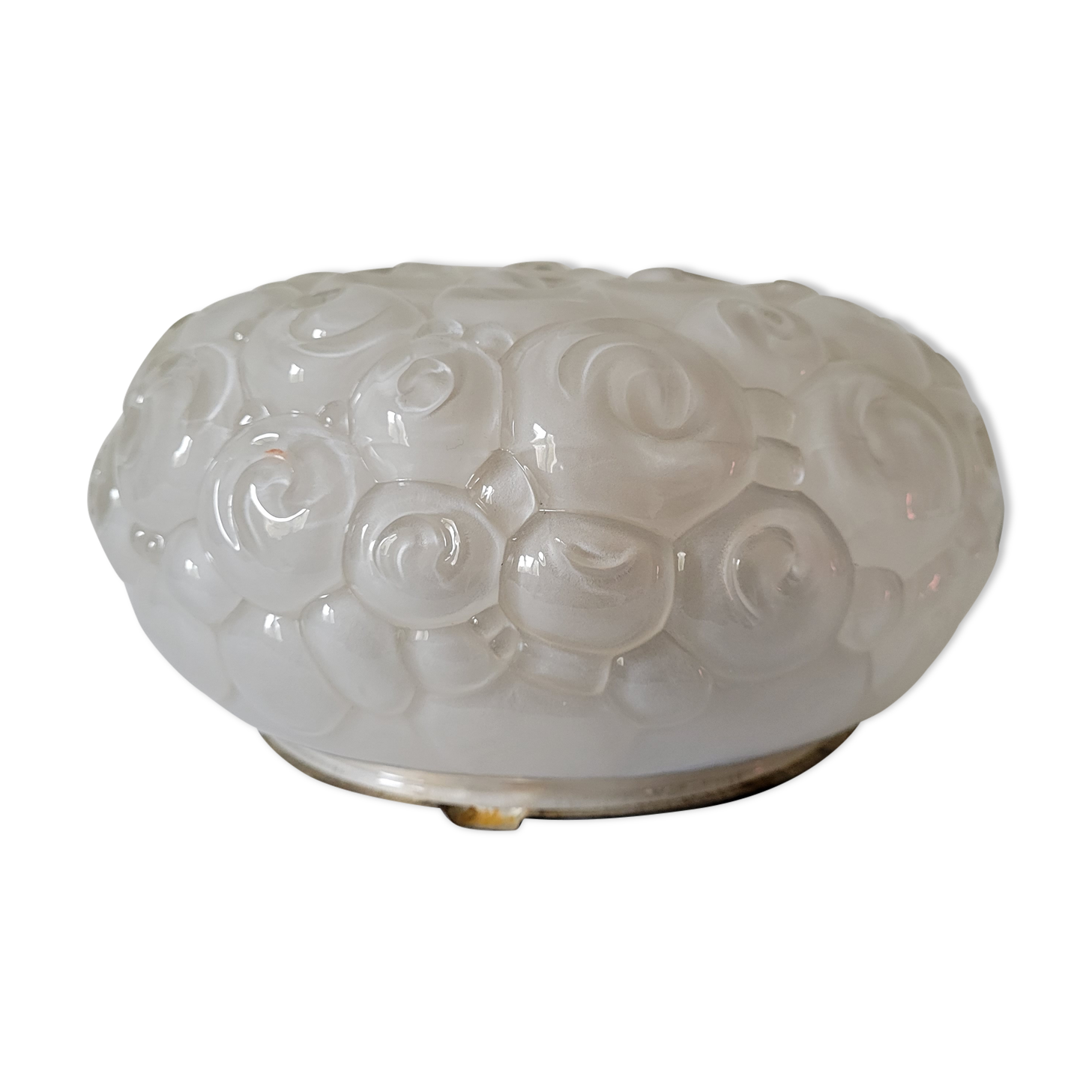 Ceiling lamp flowers in molded glass