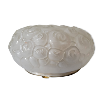 Ceiling lamp flowers in molded glass