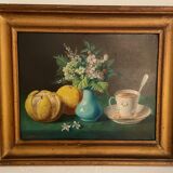 Still Life with Grapefruit and a Cup of Coffee