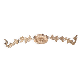 Old pediment / bas-relief in gilded metal