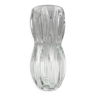 Sklo union vase • rosice glassware • design jan schmid • 1960 • pressed glass