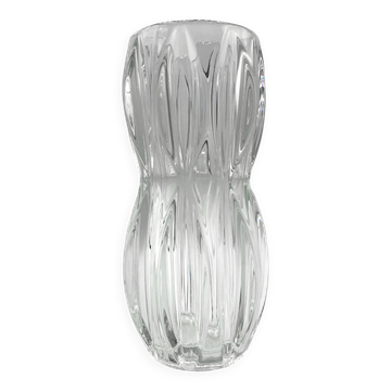 Sklo union vase • rosice glassware • design jan schmid • 1960 • pressed glass