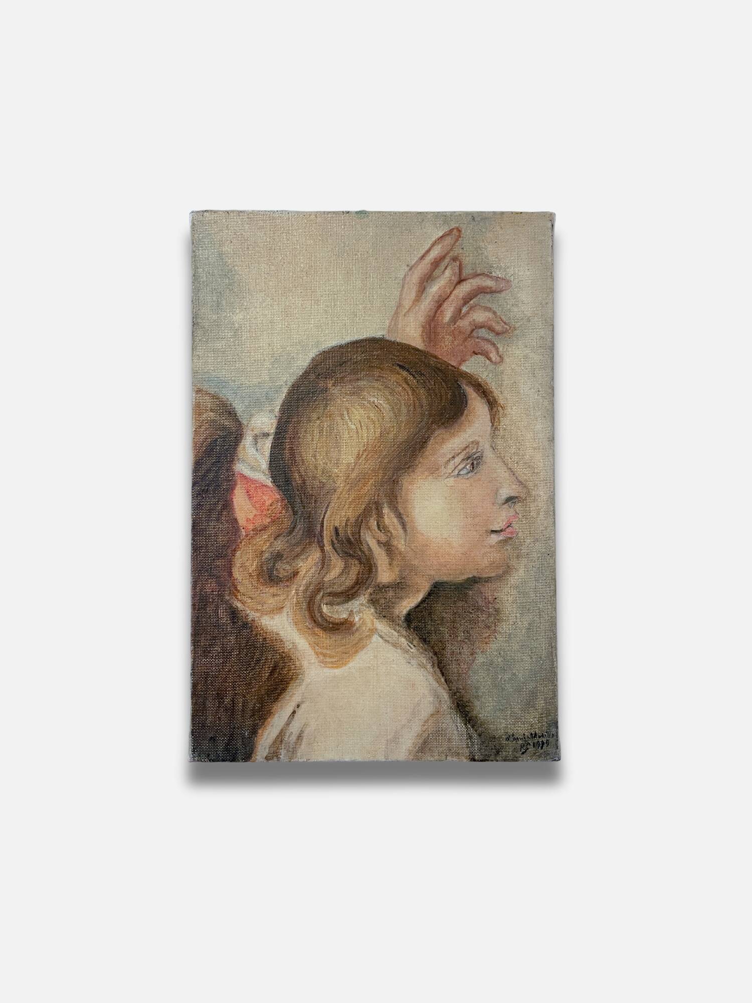 Old painting - Portrait study