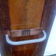 Locker room coat door