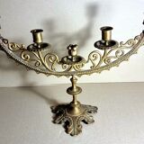 Pair of five-pointed candlesticks