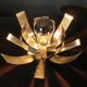 Flower wall lamp by Jocelyne Trocmé for oxar 1970