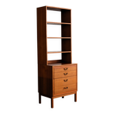 bibliothèque vintage | armoire murale | teck | suédois