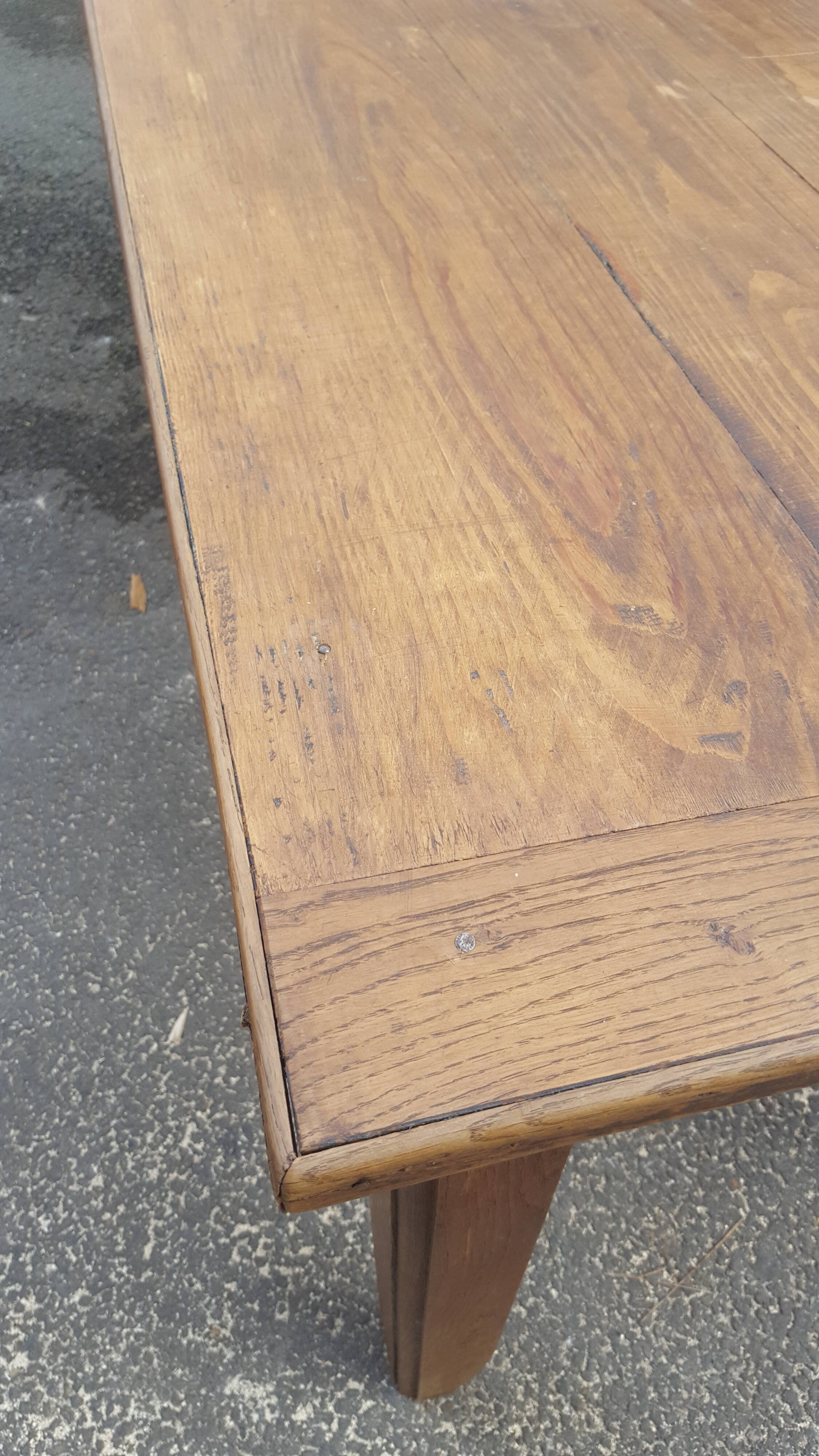 Farm table oak