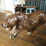 Léopard en bois